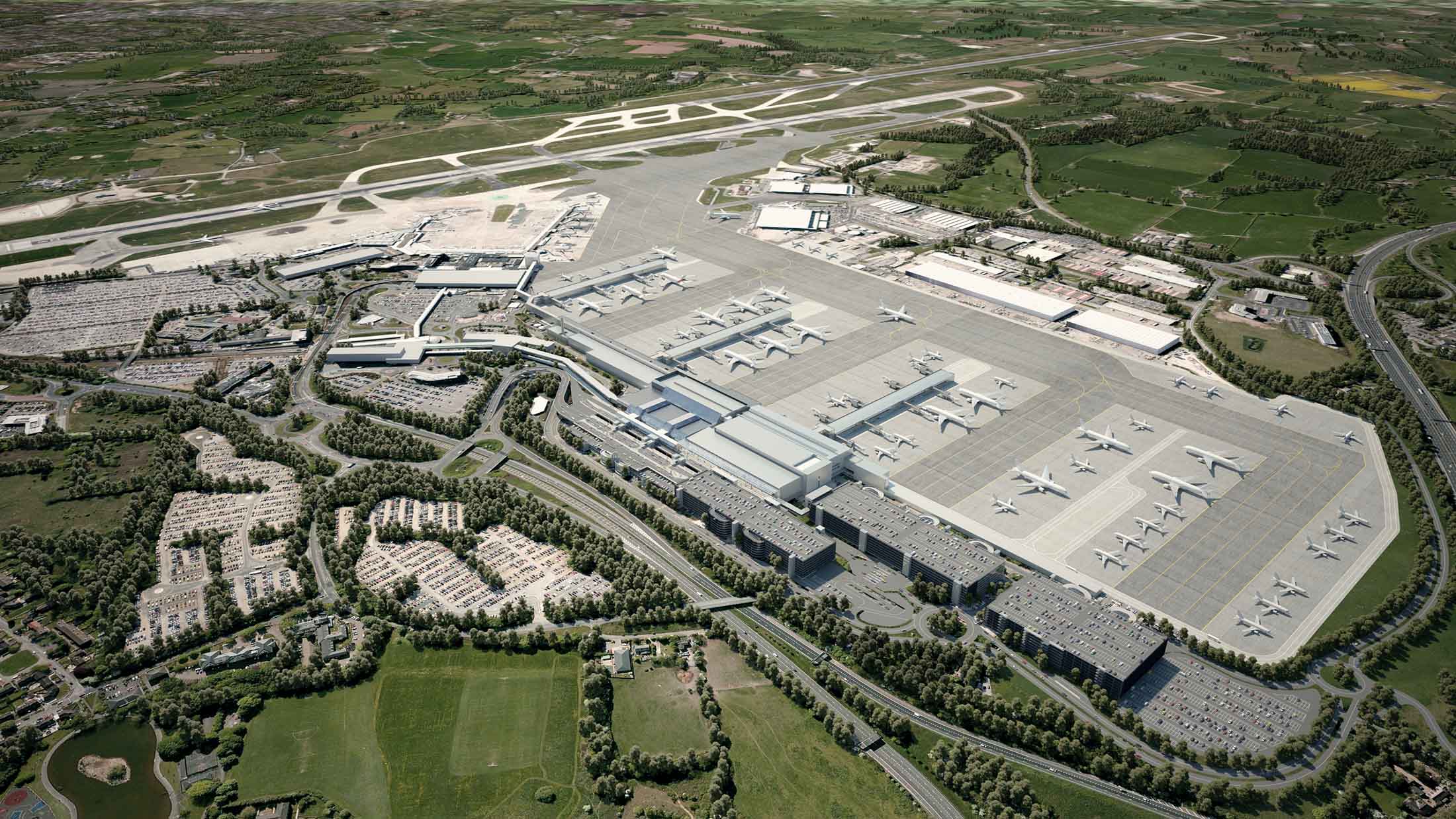 Terminal 2 Manchester Airport UK Digital Alchemy